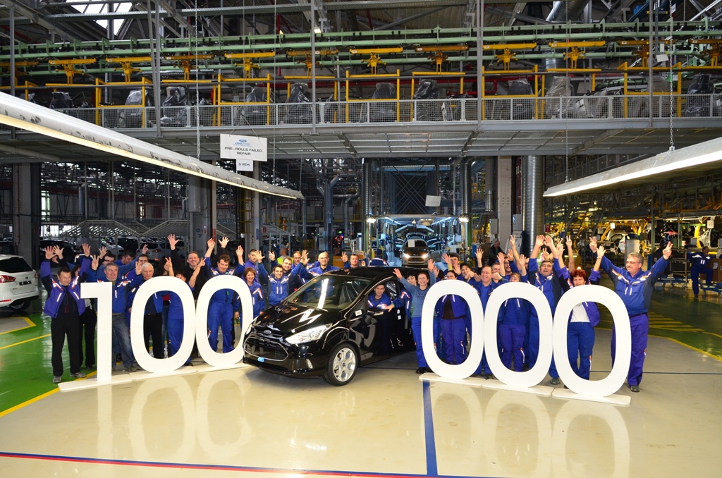 Ford B-Max cu numarul 100.000 a fost construit astazi la Craiova