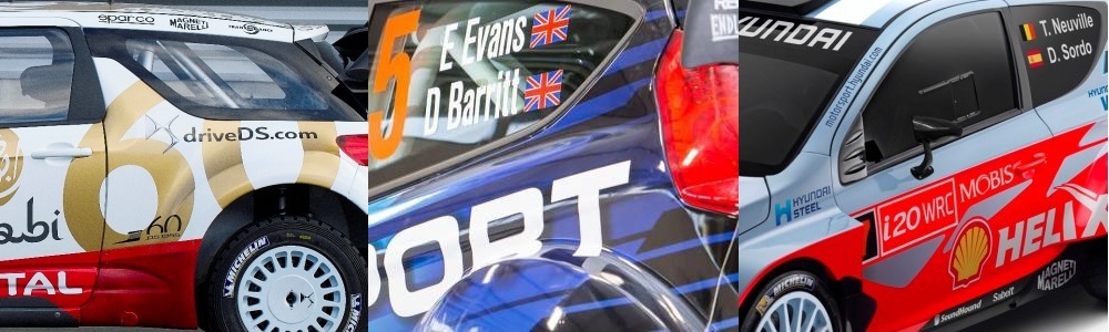 Grafici si sponsori noi pentru constructorii din WRC
