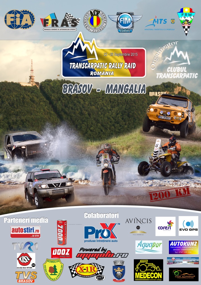 TRANSCARPATIC Rally Raid 2015, a X-a editie  a competitiei maraton gata de start