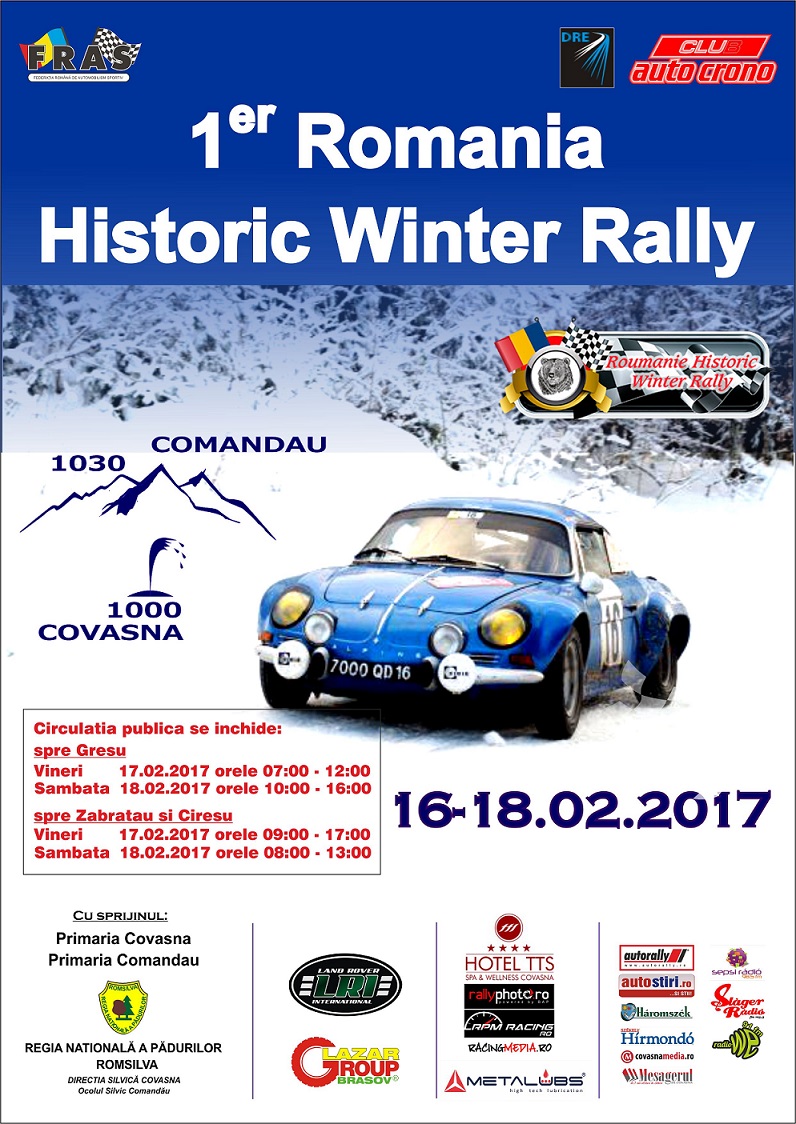 Roumanie Historic Winter Rally 2017