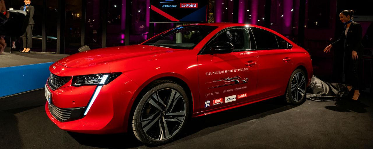 Festivalul Internațional Auto: Noul PEUGEOT 508 votat “Cea mai frumoasă mașină a anului 2018”, în timp ce Conceptul PEUGEOT e-LEGEND primește  premiul “Cel mai frumos concept”