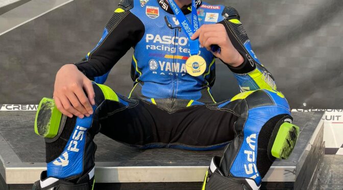 Patrick Pascotă, Campion European la Motociclism Viteză, la doar 14 ani